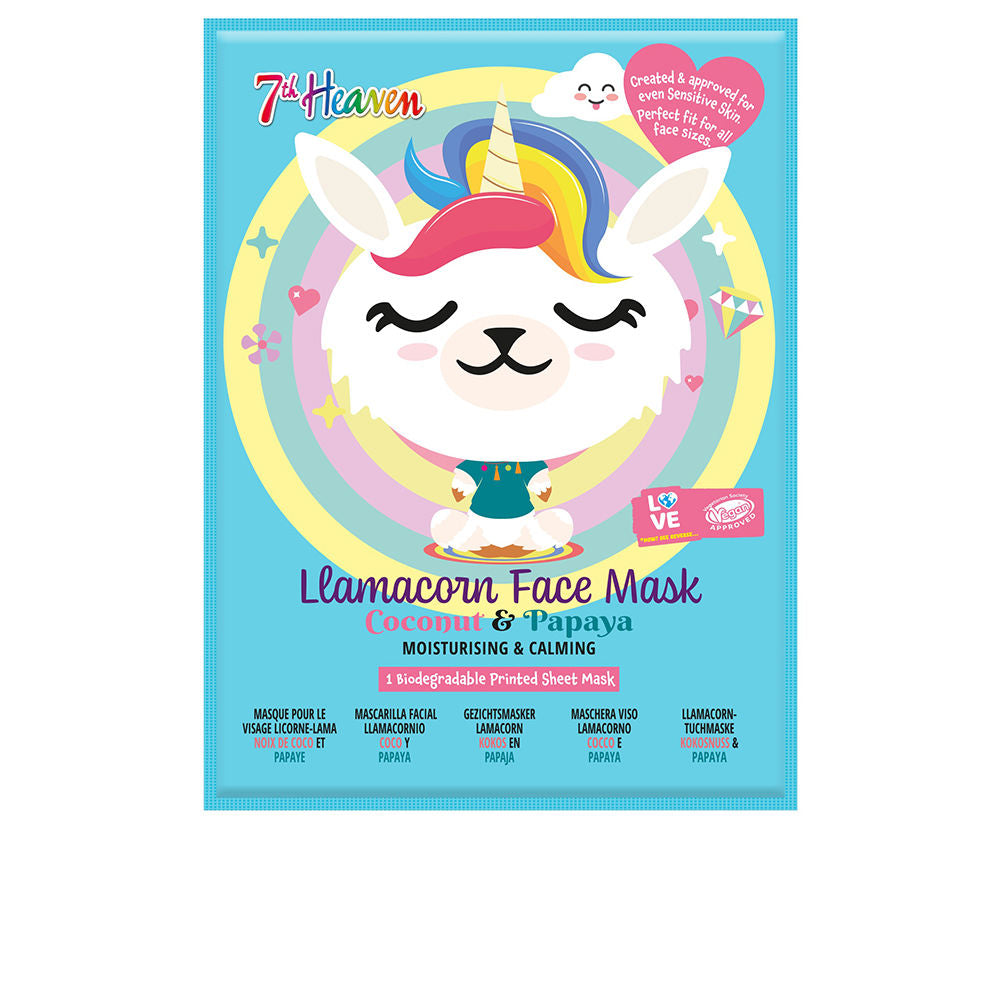 7TH HEAVEN LLAMACORN face mask 1 unit