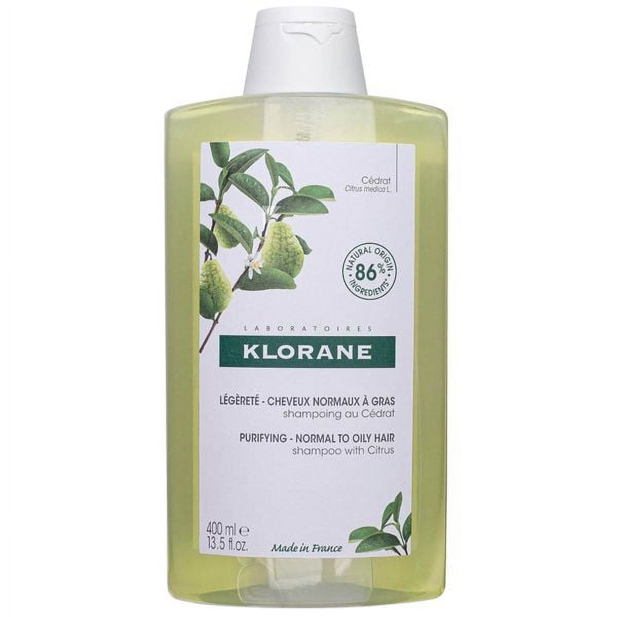 KLORANE ALLO YUZU shampoo leggero per capelli normali/grassi 400 ml