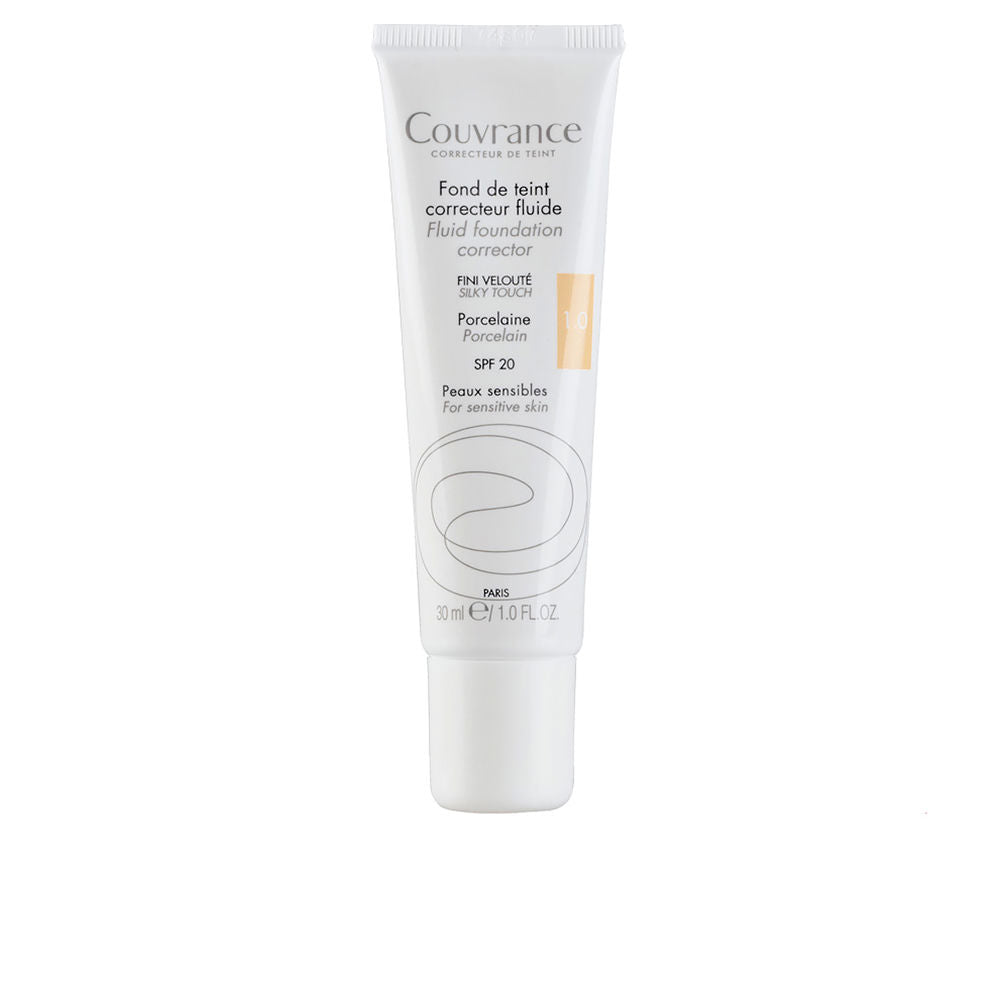 AVÈNE COUVRANCE fluid makeup base for sensitive skin #honey 30 ml