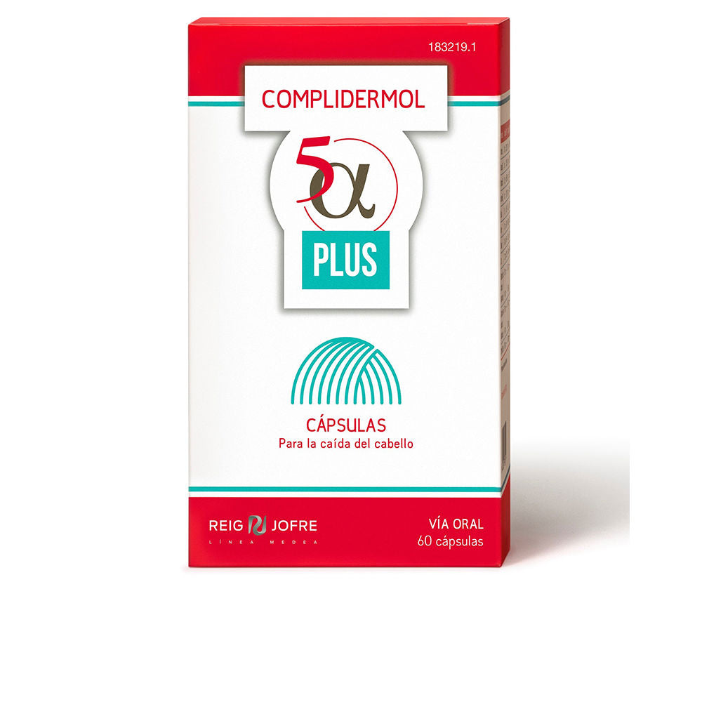 COMPLIDERMOL 5 ALPHA capsules for hair loss 60 units