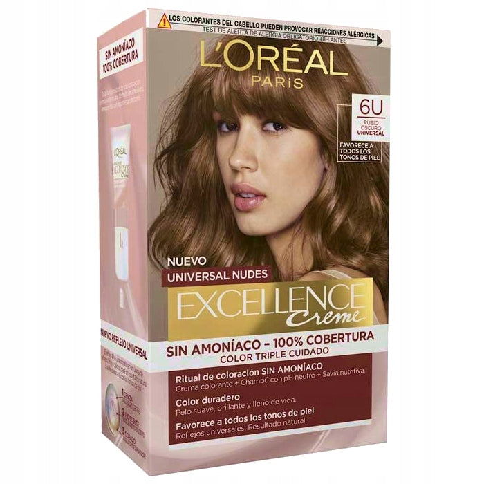L'ORÉAL PARIS EXCELLENCE NUDES tinta #6u-biondo scuro 5 u