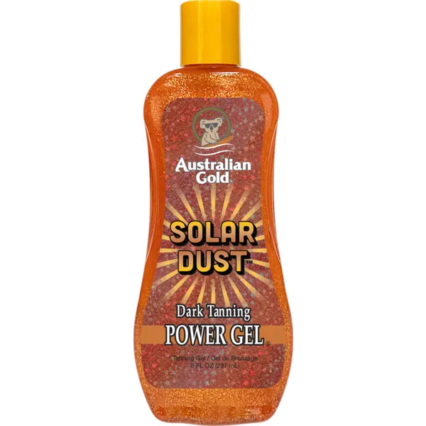 AUSTRALIAN GOLD SOLAR DUST DARK TANNING power gel 236 ml