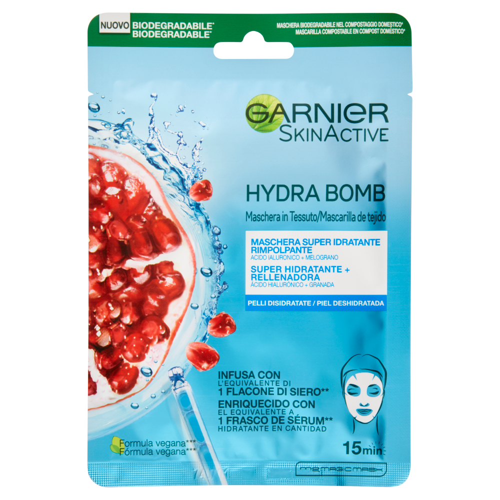 GARNIER SKINACTIVE HYDRABOMB revitalizing hydrating face mask for dehydrated skin 1 unit