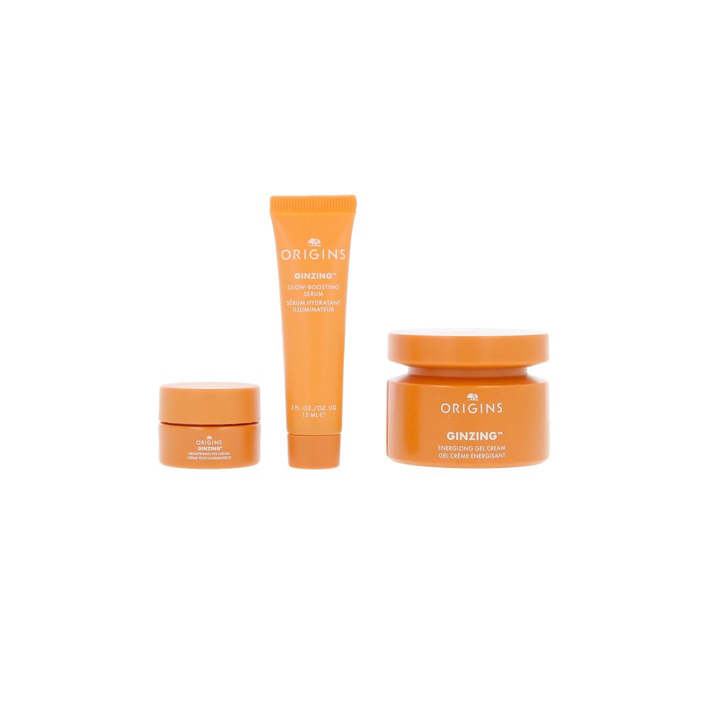 ORIGINS GINZING ENERGIZING GEL CREAM WITH CAFFEINE + NICAINAMIDE CASE 3 pcs