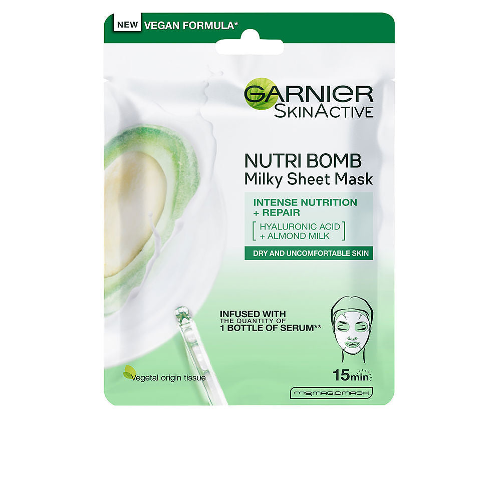 GARNIER SKINACTIVE NUTRI BOMB mask facial nutritiva reparadora 1 u