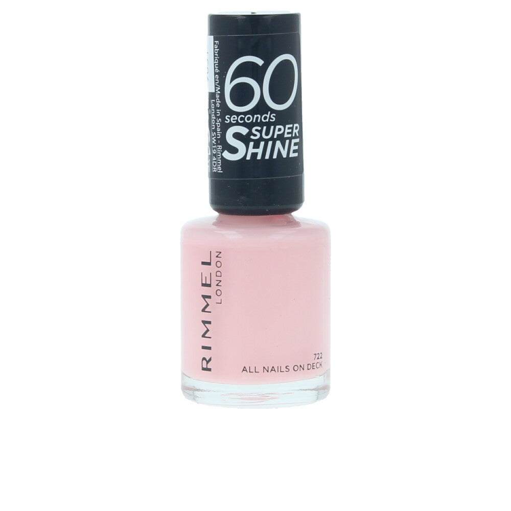 RIMMEL LONDON 60 SECONDS SUPER SHINE esmalte de uñas #722-all nails on deck 8 ml