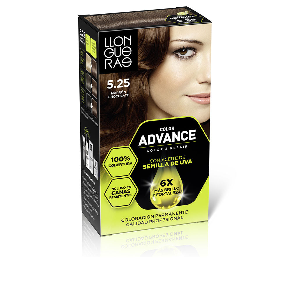 LLONGUERAS COLOR ADVANCE #5,25-marrón chocolate 1 u
