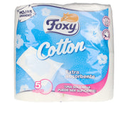 FOXY COTTON papel higiénico 5 capas 4 rollos