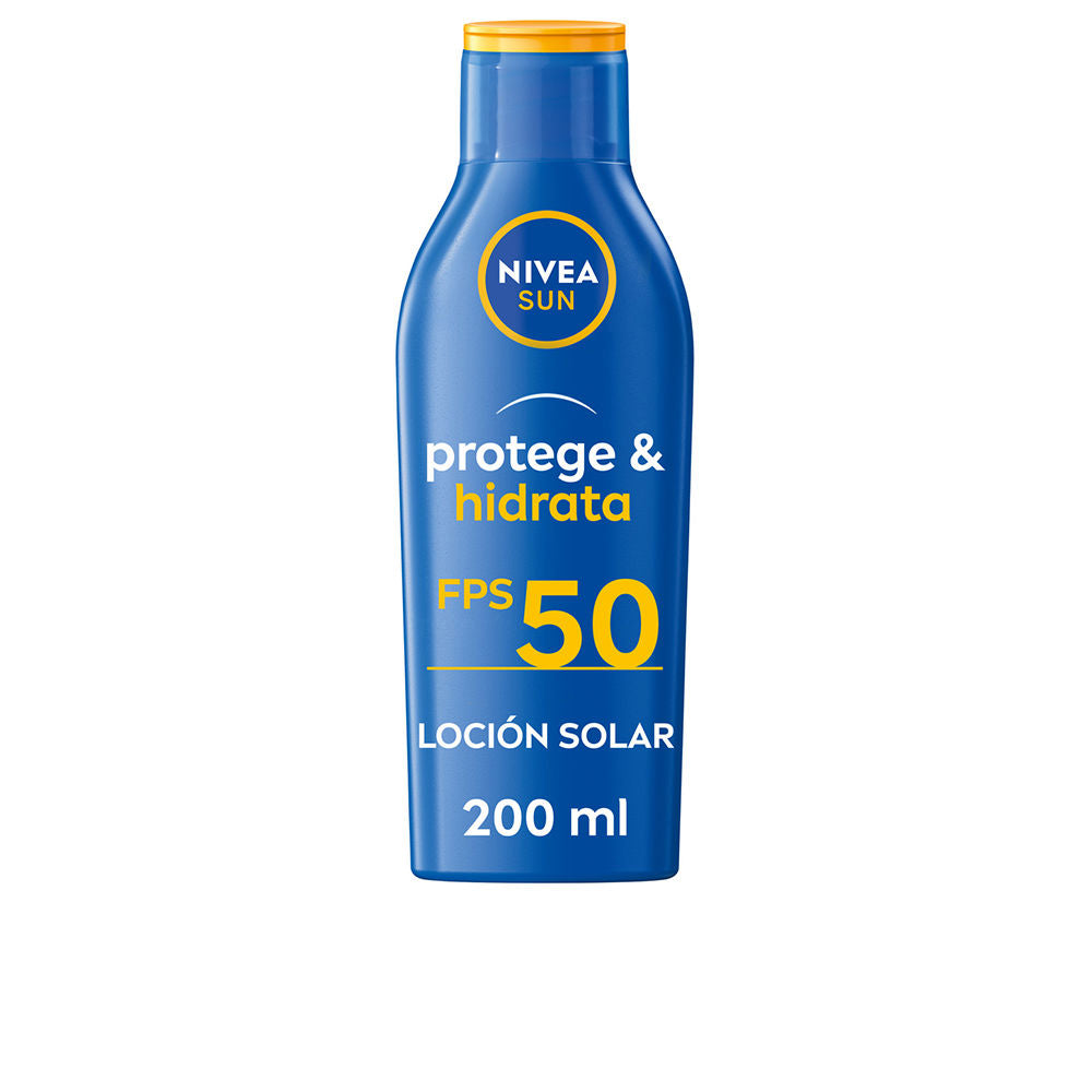 NIVEA SUN PROTECTS &amp; MOISTURIZES lotion SPF50+ 200 ml