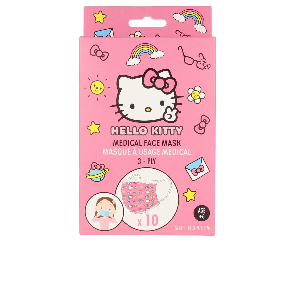 TAKE CARE HELLO KITTY mascarilla quirúrgica infantil 10 pz