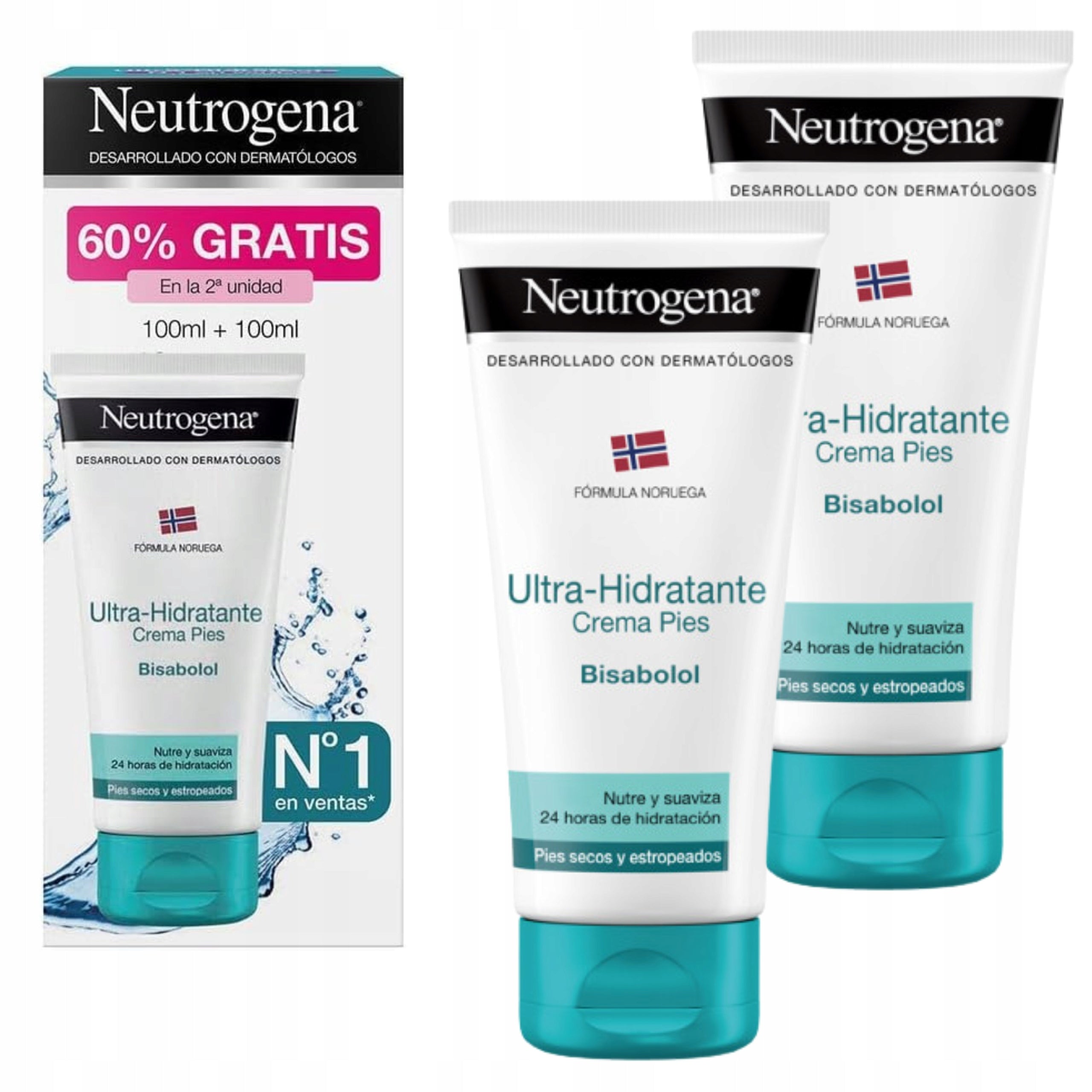 NEUTROGENA CREMA PIEDI ULTRA-IDRATANTE confezione da 2 x 100 ml