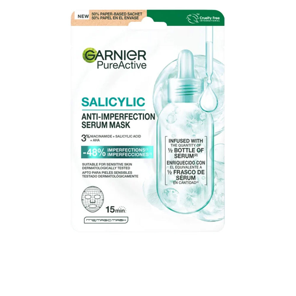 GARNIER PURE ACTIVE SALICYLIC anti-blemish serum mask 1 u