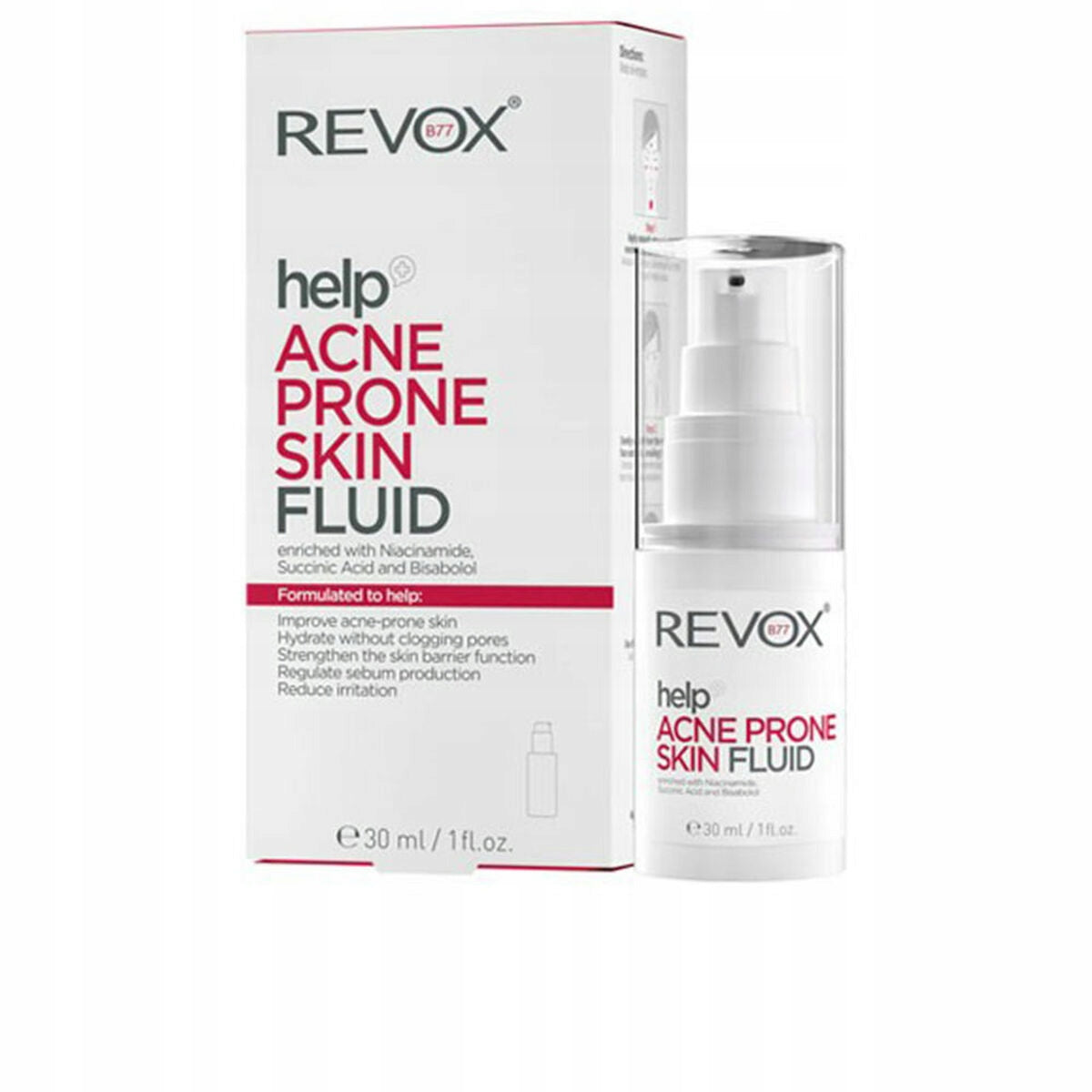 REVOX B77 HELP fluido per pelle a tendenza acneica 30 ml