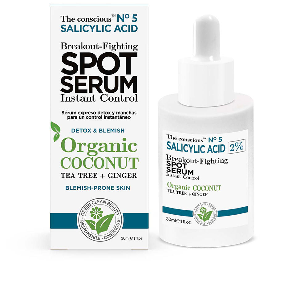 THE CONSCIOUS™ SALICYLIC ACID breakout-fighting spot serum organic coconut 30 ml
