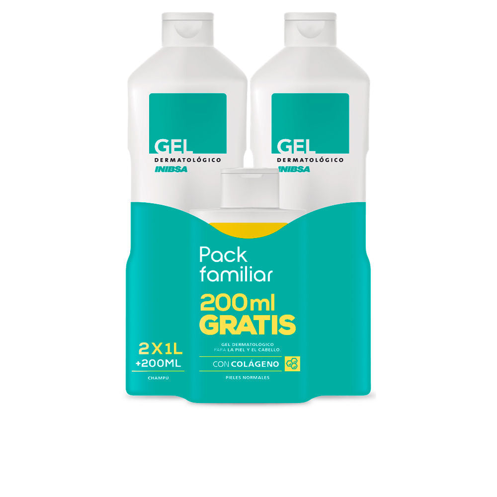 INIBSA GEL DERMATOLÓGICO set 3 pz