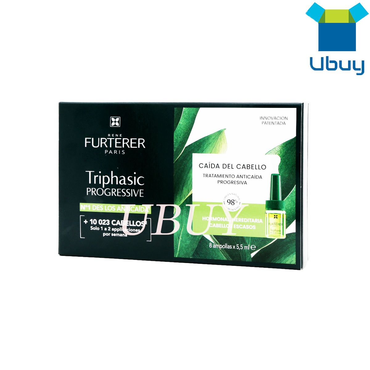 RENE FURTERER TRIPHASIC PROGRESSIVE traitement anti-chute de cheveux 8 x 5,5 ml