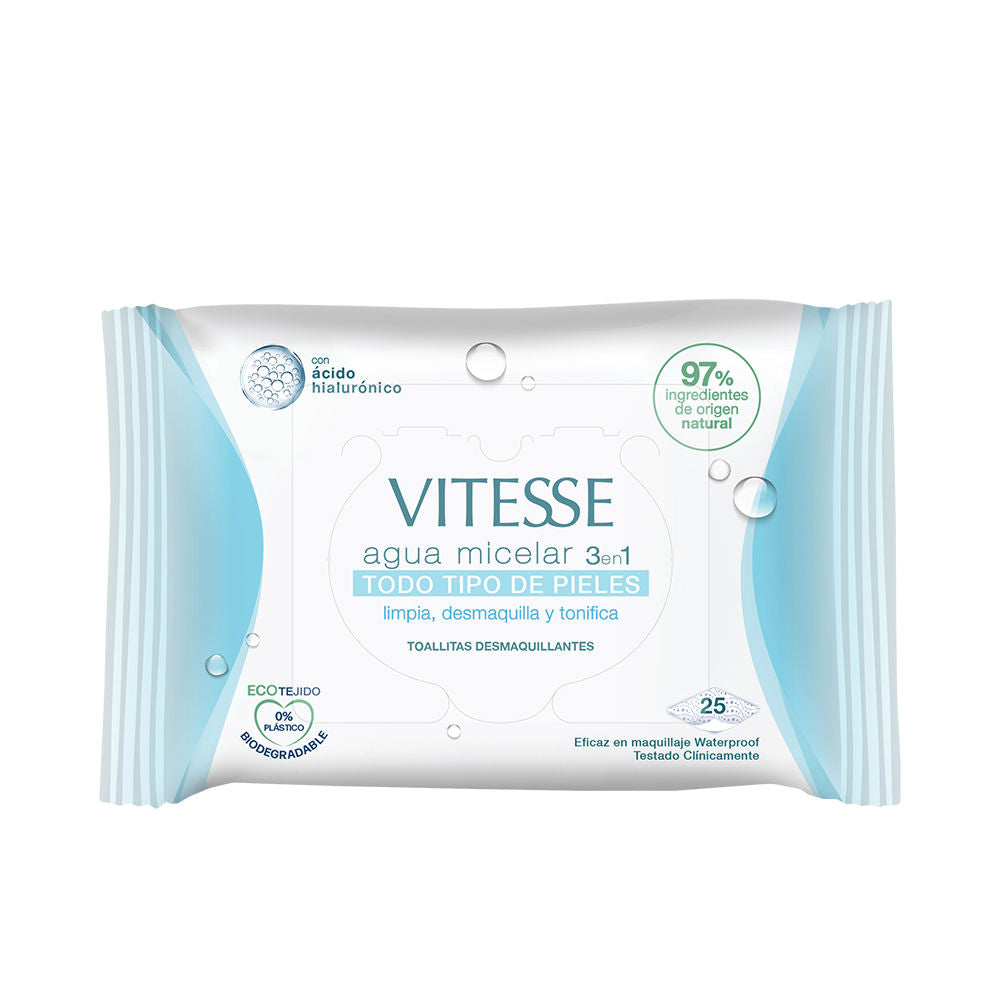 VITESSE Micellar Water Wipes 3 in 1 for all skin types 25 units