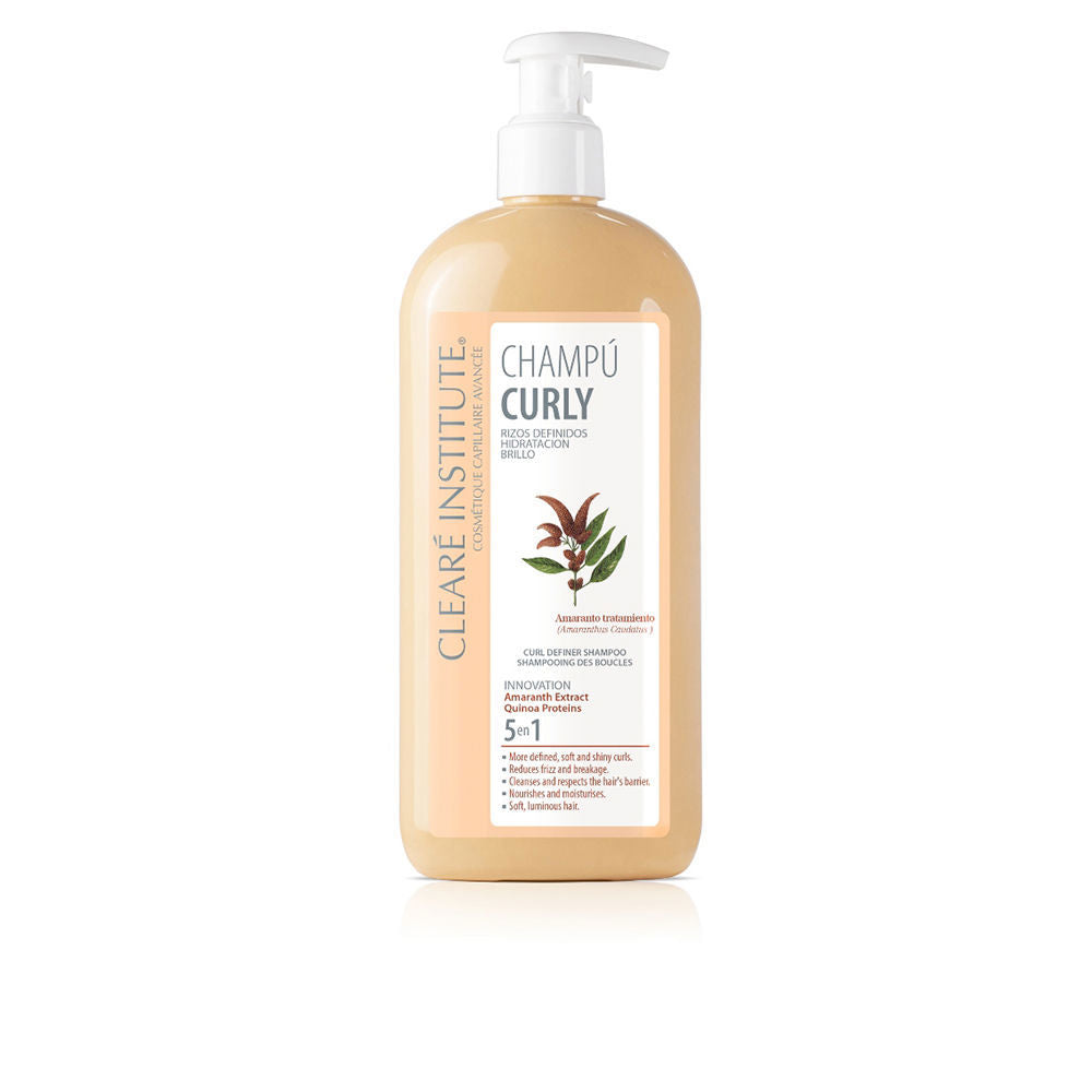 CLEARÉ INSTITUTE CHAMPÚ CURLY rizos definidos hidratación brillo 400 ml