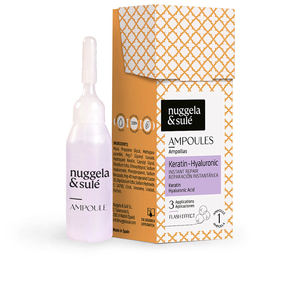 NUGGELA & SULÉ KERATIN-HYALURONIC hair ampoules 1 unit