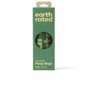 EARTH RATED ROLLO BOLSA mascota dispensador #sin perfume 300 u