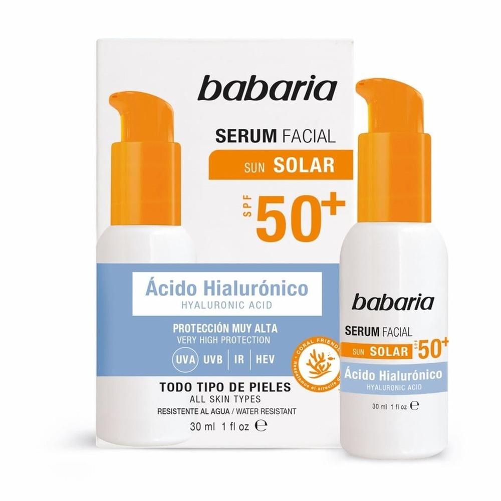 BABARIA SIERO VISO SOLARE ACIDO IALURONICO SPF50+ 30 ml