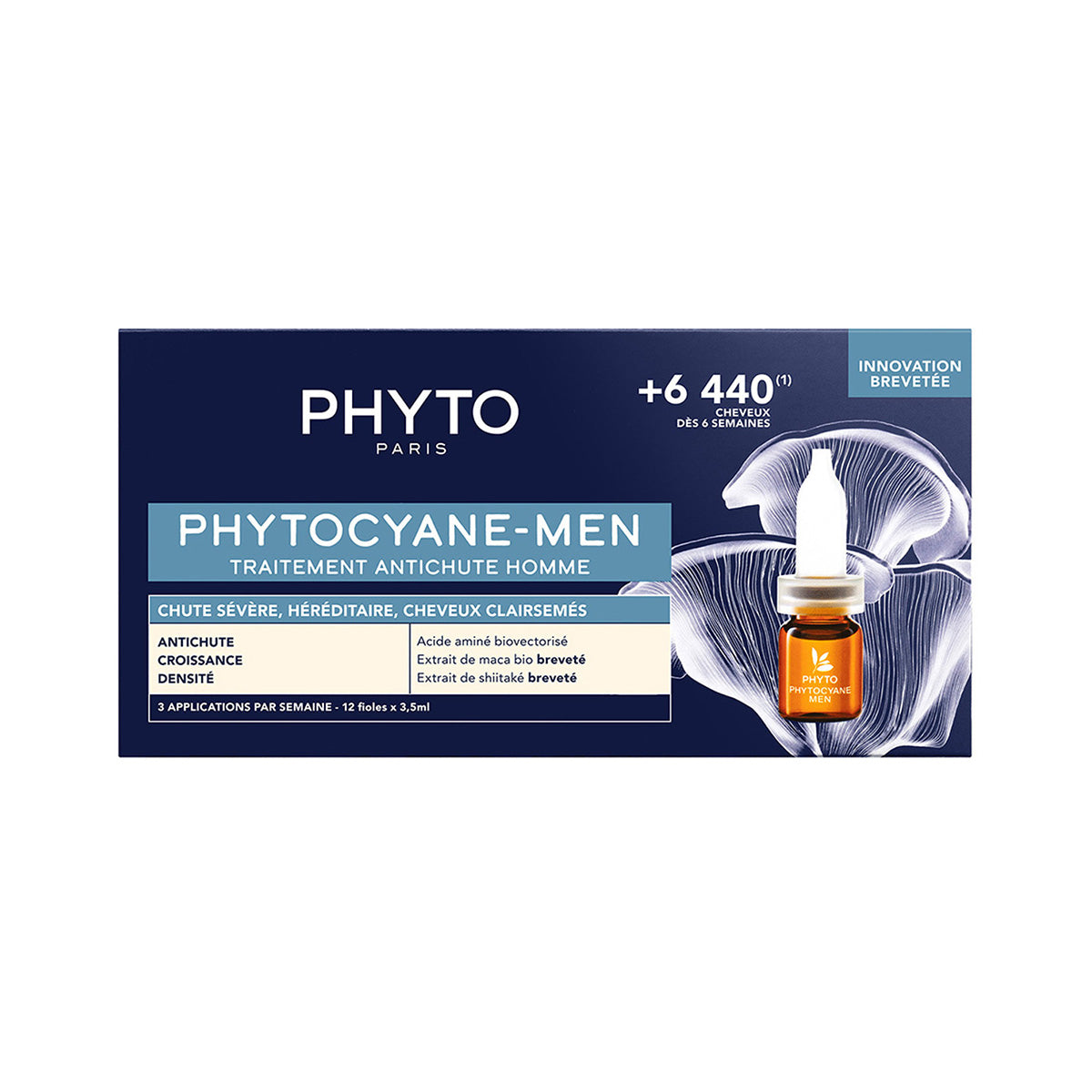 PHYTOCYANE-MEN trattamento anticaduta uomo 12 x 3,5 ml