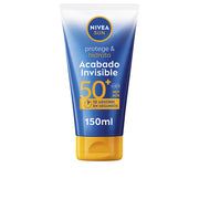 NIVEA SUN PROTECTS &amp; MOISTURIZES invisible finish sun lotion SPF50+ 150 ml