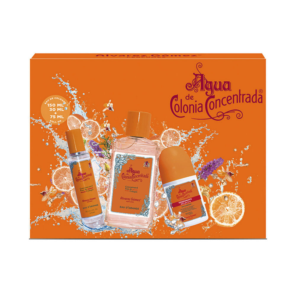 ALVAREZ GOMEZ D'ORANGE CONCENTRATED Eau de Cologne LOT 3 pcs
