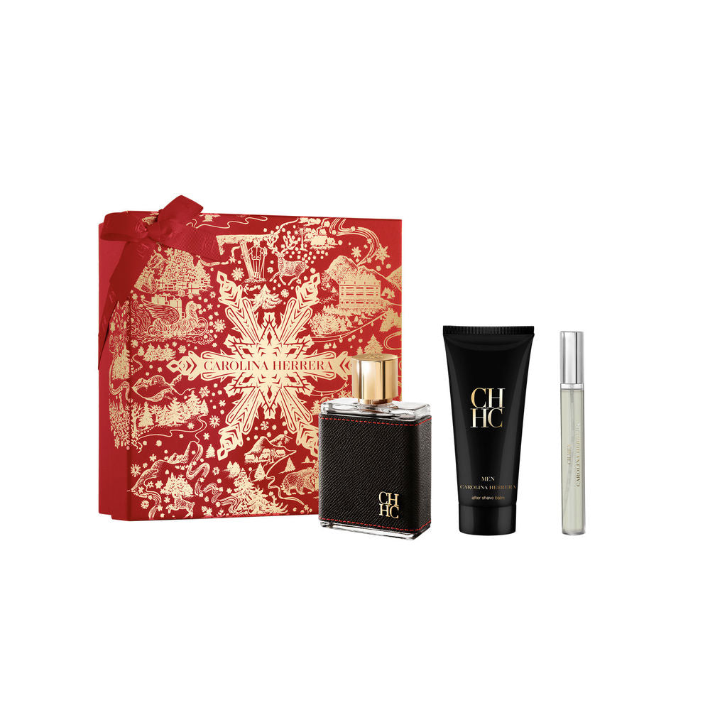 CAROLINA HERRERA CH MEN CASE 3 pcs
