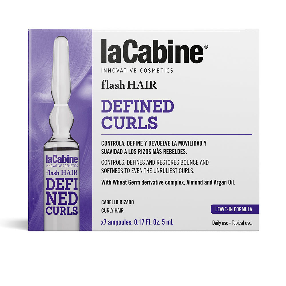 LA CABINE FLASH HAIR rizos definidos 7 x 5 ml