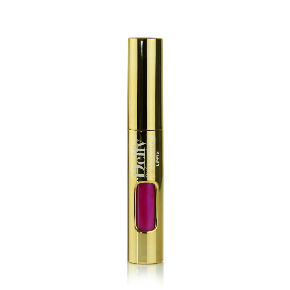 DELFY LIPFIX GOLD liquid lipstick #fuchsia pink 8 gr