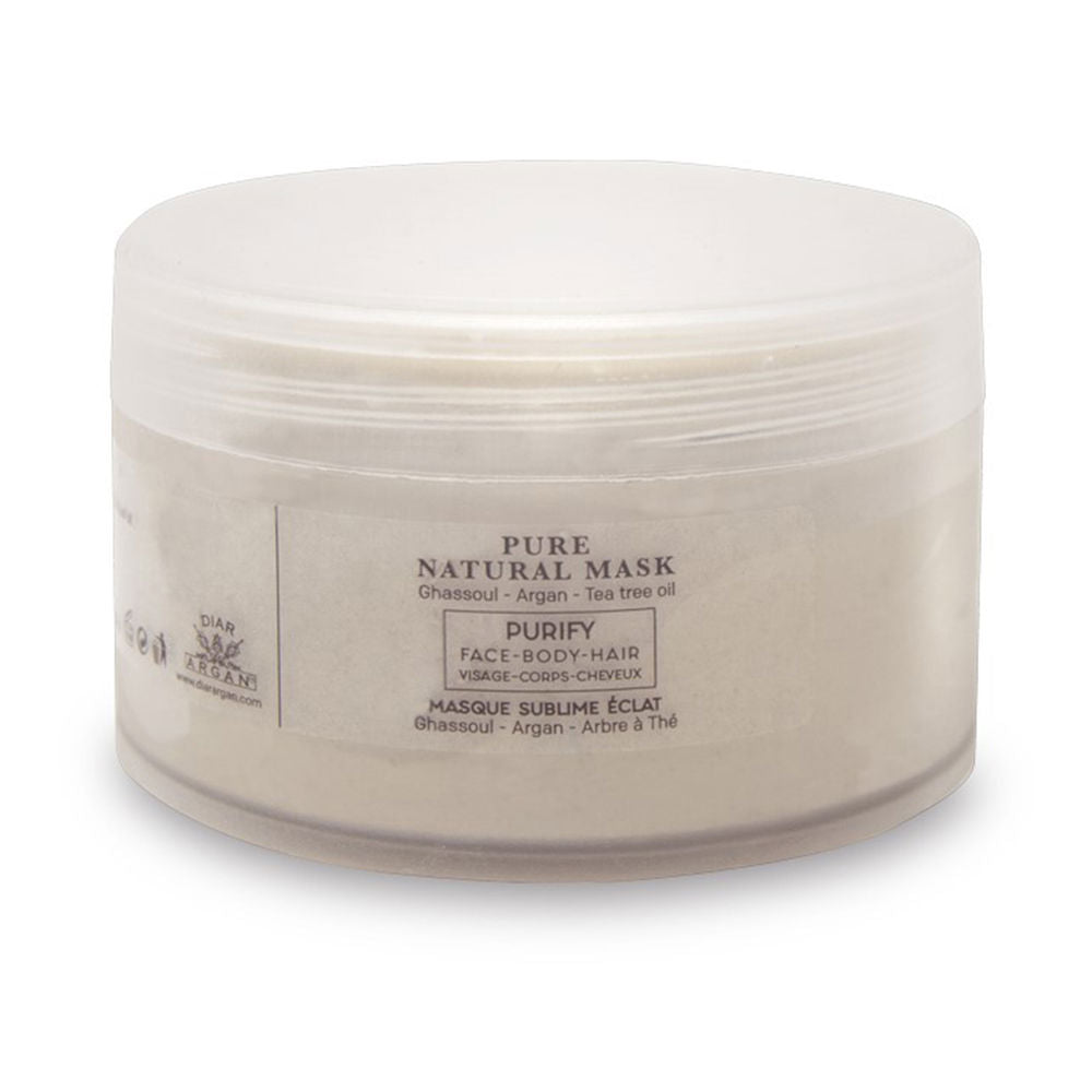 DIAR ARGAN NATURAL MASK pure argan oil and ghassoul 200 ml