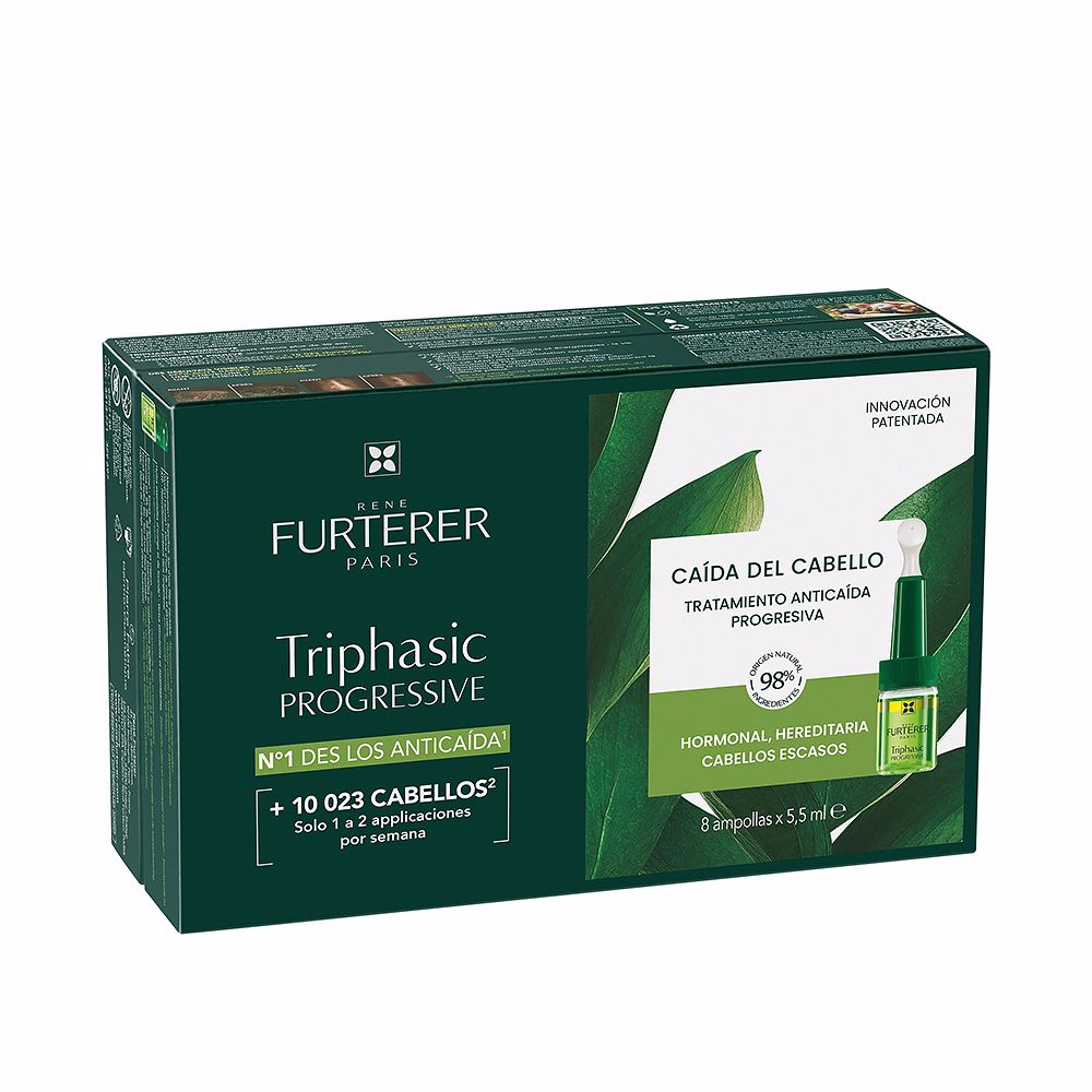 RENE FURTERER TRIPHASIC PROGRESSIVE anti-hair loss treatment 8 x 5.5 ml