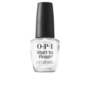 OPI START TO FINISH 3 in 1 Nail Treatment, Base, Top Coat and Strengthener 15 ml