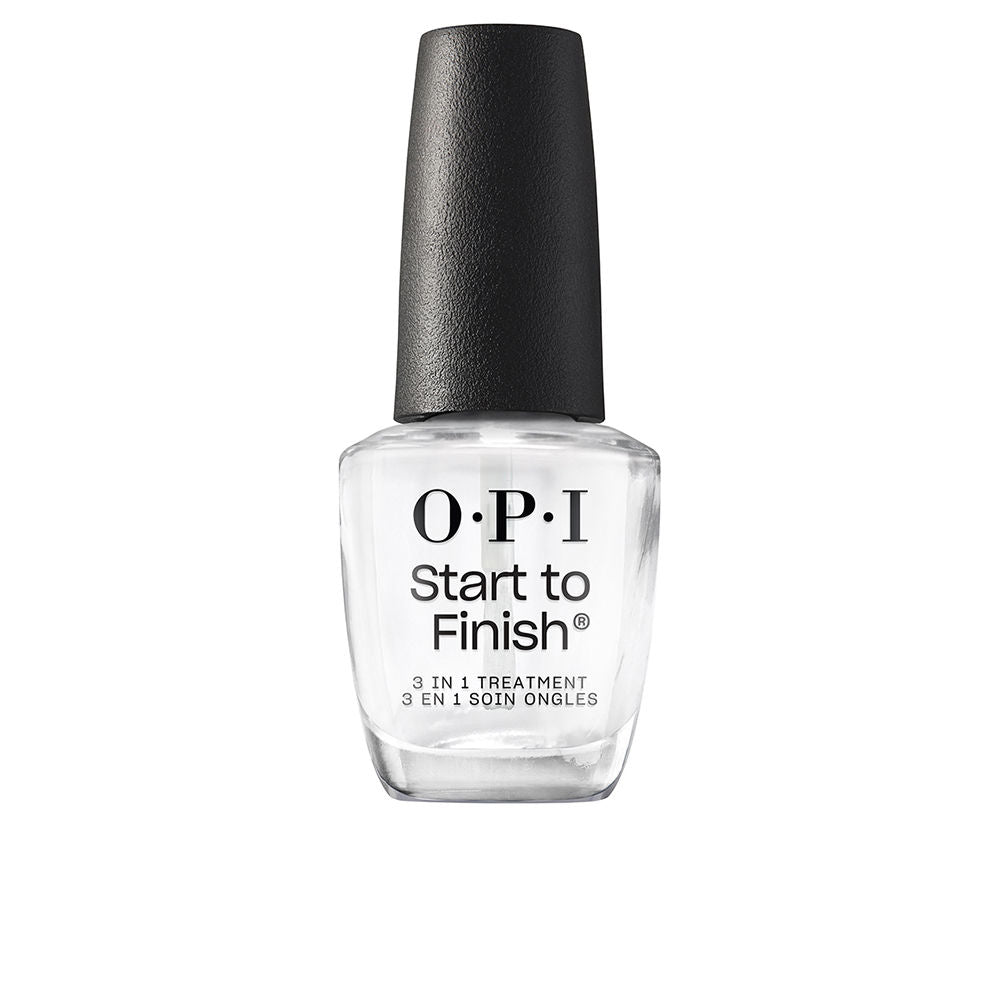 OPI START TO FINISH 3 in 1 Nail Treatment, Base, Top Coat and Strengthener 15 ml