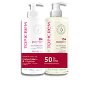 TOPICREM DA PROTECT EMOLIENT BALM 500 ML + CLEANSING GEL 500 ML PACK 2 pcs