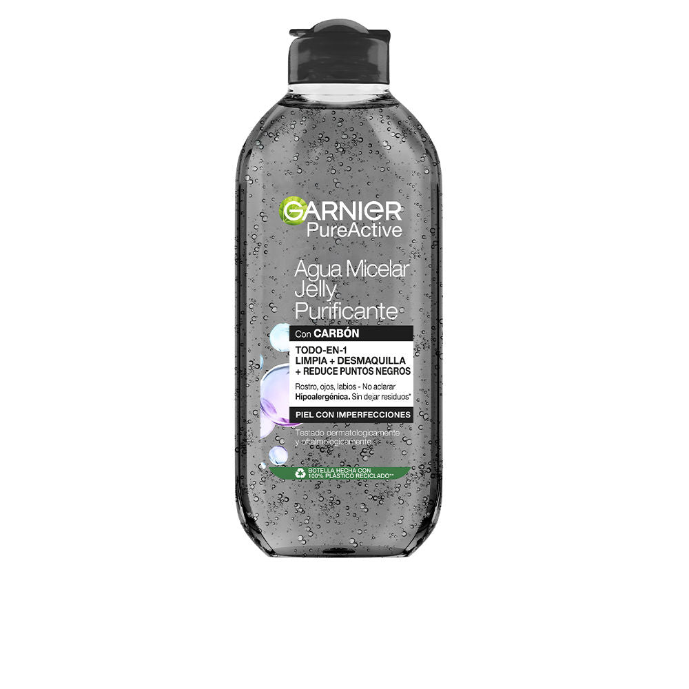 GARNIER SKINACTIVE Pure Active Jelly Micellar Water Purifying Charcoal Skin Imperfections 400 ml