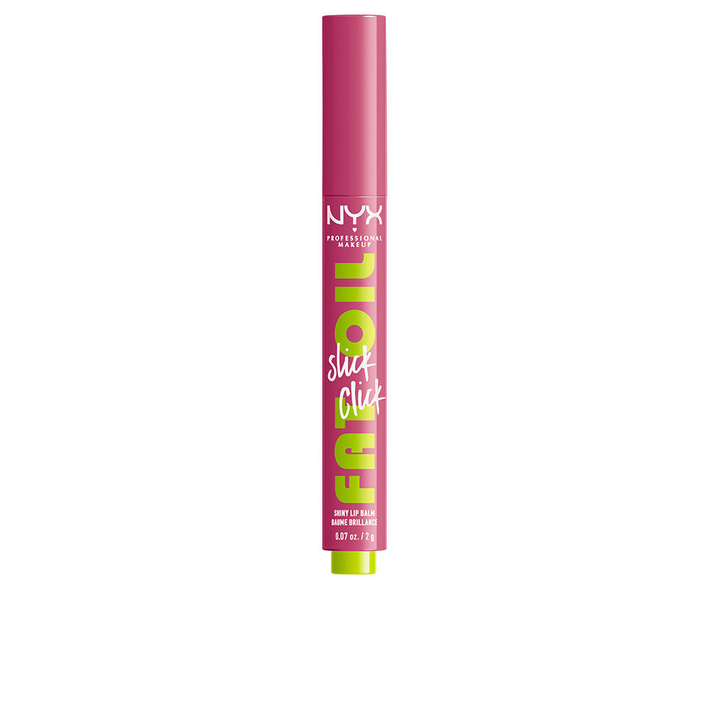 NYX PROFESSIONAL MAKE UP FAT OIL SLICK CLICK shiny lip balm #dm me 2 gr