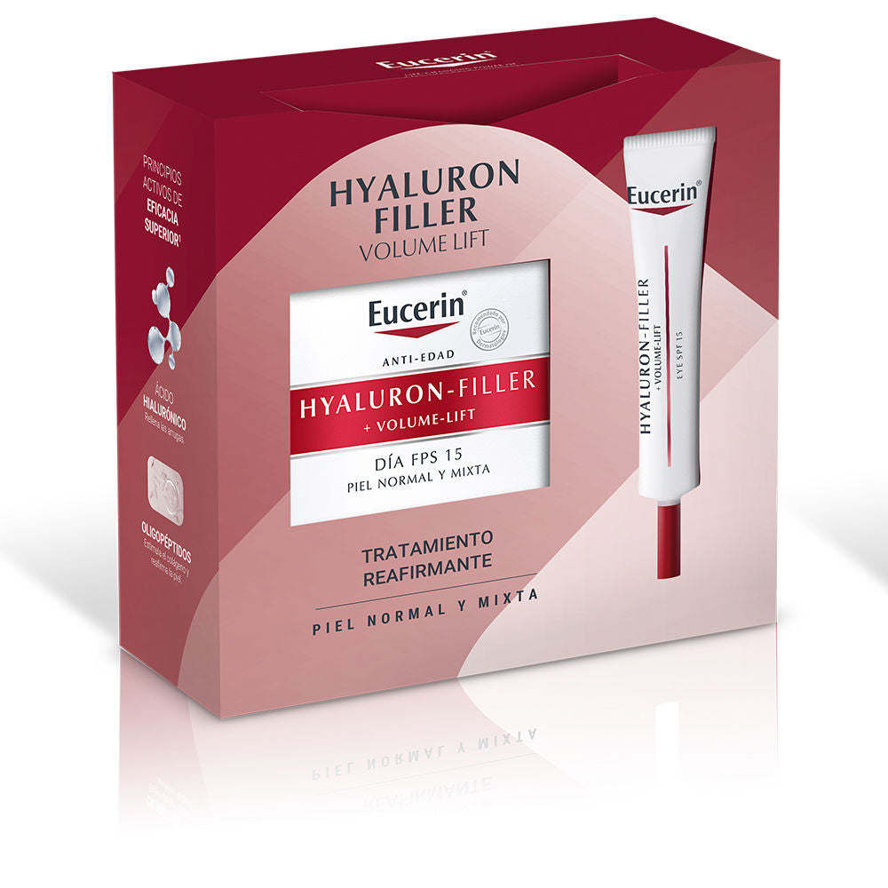 EUCERIN HYALURON FILLER + VOLUME-LIFT DAY CREAM FOR NORMAL TO COMBINATION SKIN, 2-PIECE SET