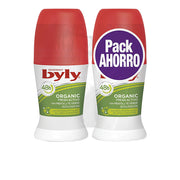 BYLY ORGANIC EXTRA FRESH deodorant ROLL-ON set 
