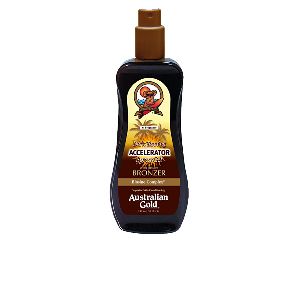 AUSTRALIAN GOLD ACCELERATOR with bronzer spray gel 237 ml