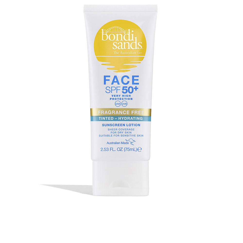 BONDI SANDS FACE SPF50+ moisturizing facial lotion with color 75 ml