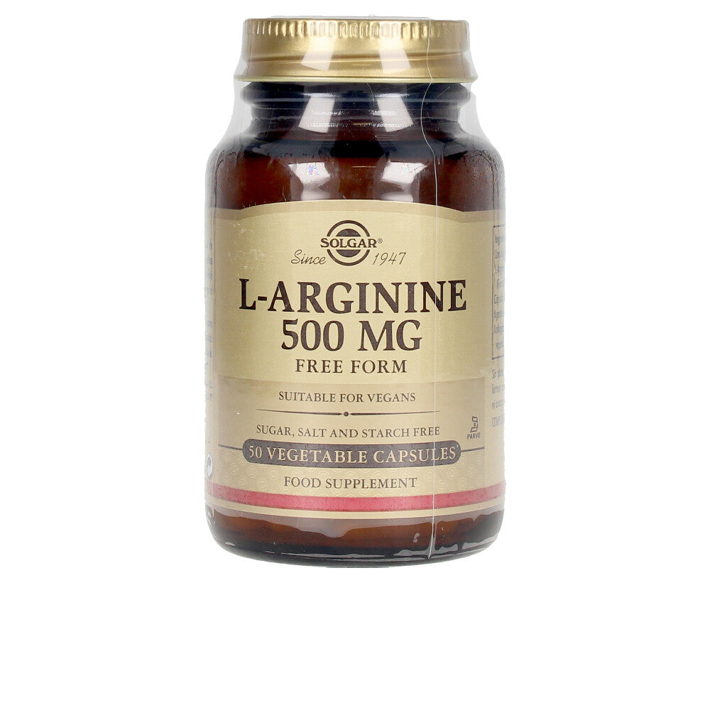 SOLGAR L-ARGININE 500 mg vegetable capsules 50 units