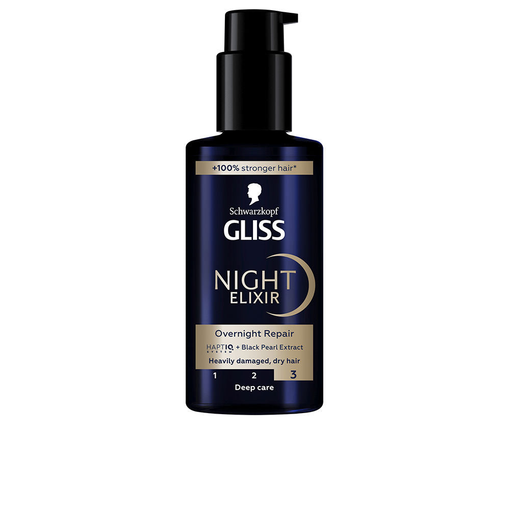 SCHWARZKOPF MASS MARKET GLISS NIGHT ELIXIR serum for damaged hair 100 ml