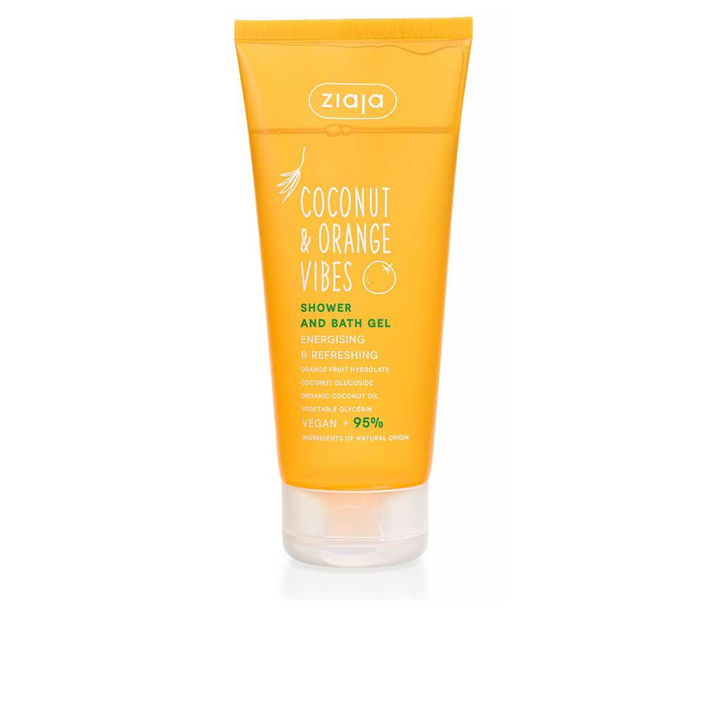 ZIAJA COCONUT &amp; ORANGE VIBES energizing and refreshing bath and shower gel 200 ml