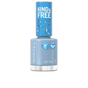 RIMMEL LONDON KIND & FREE nail polish #152-tidal wave blue