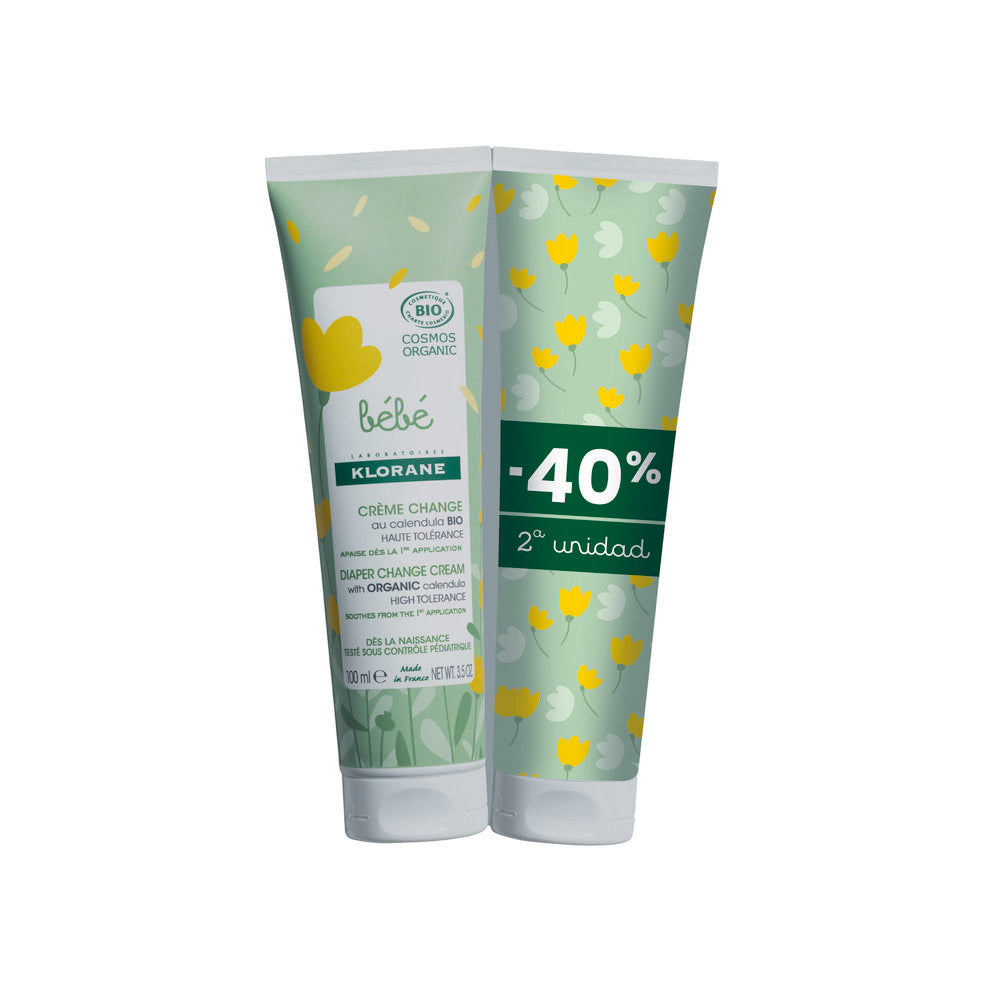 KLORANE BÉBÉ BIO diaper cream pack 2 x 100 ml