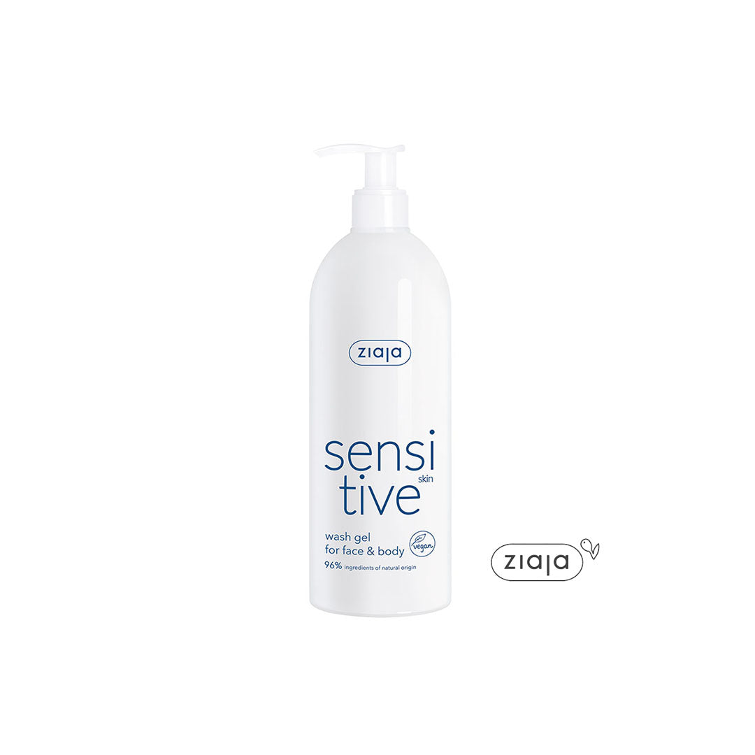 ZIAJA SENSITVE face and body cleansing gel for sensitive skin 400 ml