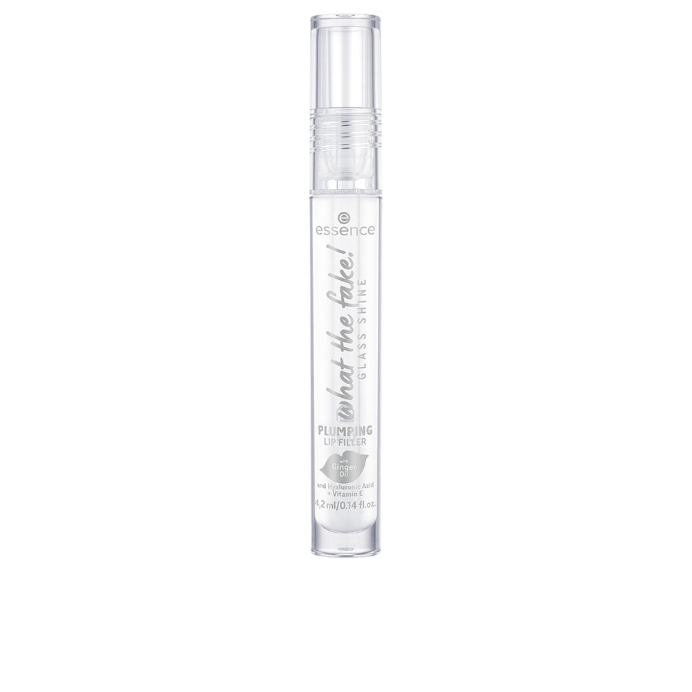 ESSENCE WHAT THE FAKE! GLASS SHINE volumizing lip gloss #01-Oh So Glassy 4.2 ml