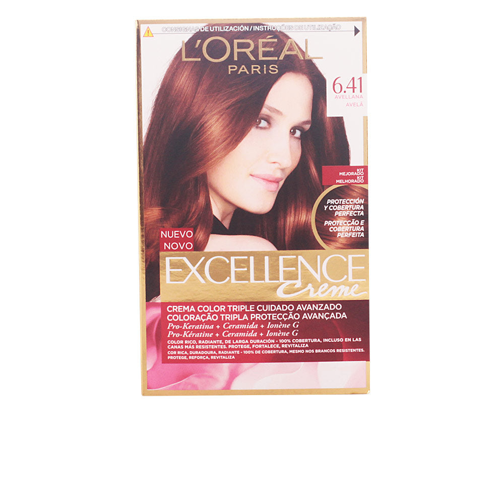 L'ORÉAL PARIS EXCELLENCE Creme dye #6.41-hazelnut 192 ml